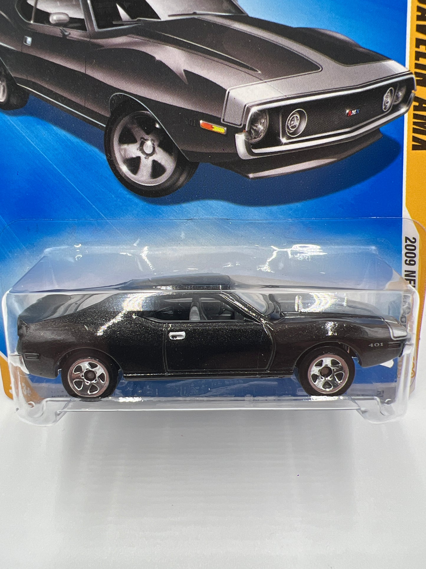 2009 Hot Wheels New Models #16 Kmart Exclusive AMC Javelin AMX Black 239A