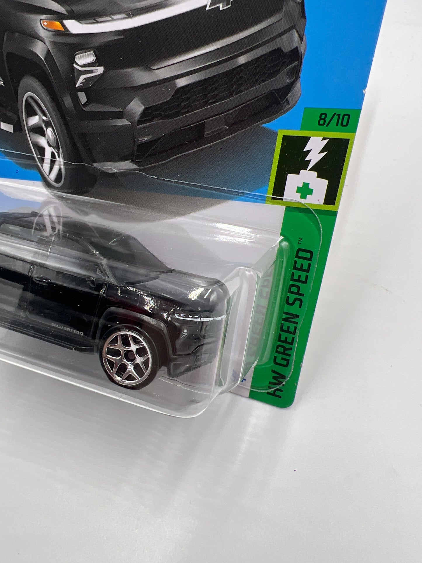 2024 Hot Wheels Q Case #110 Silverado EV RST Black 18A