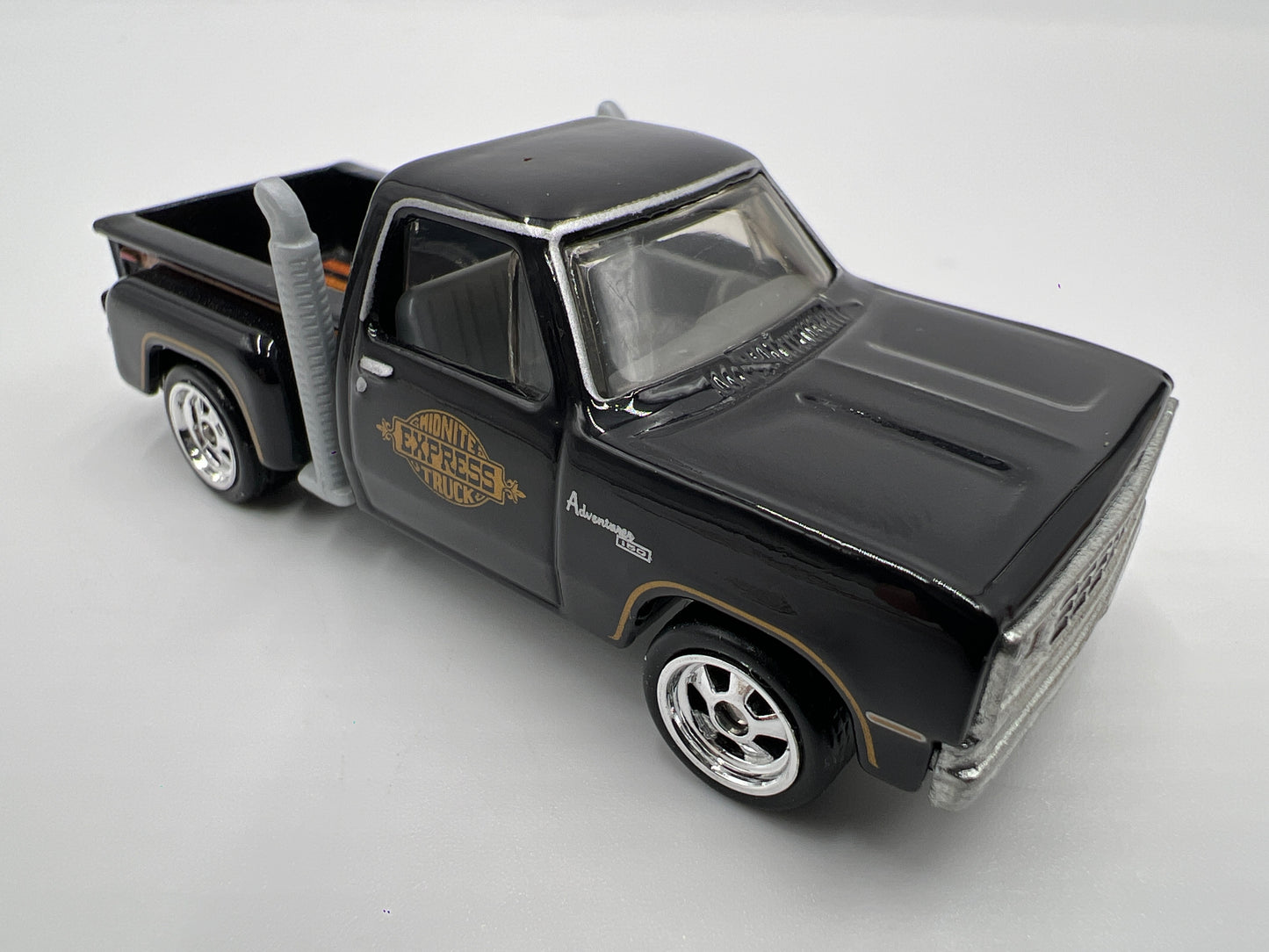 Hot Wheels 1/64 Premium Diorama Set 1978 Dodge Lil Red Express Truck Black Loose
