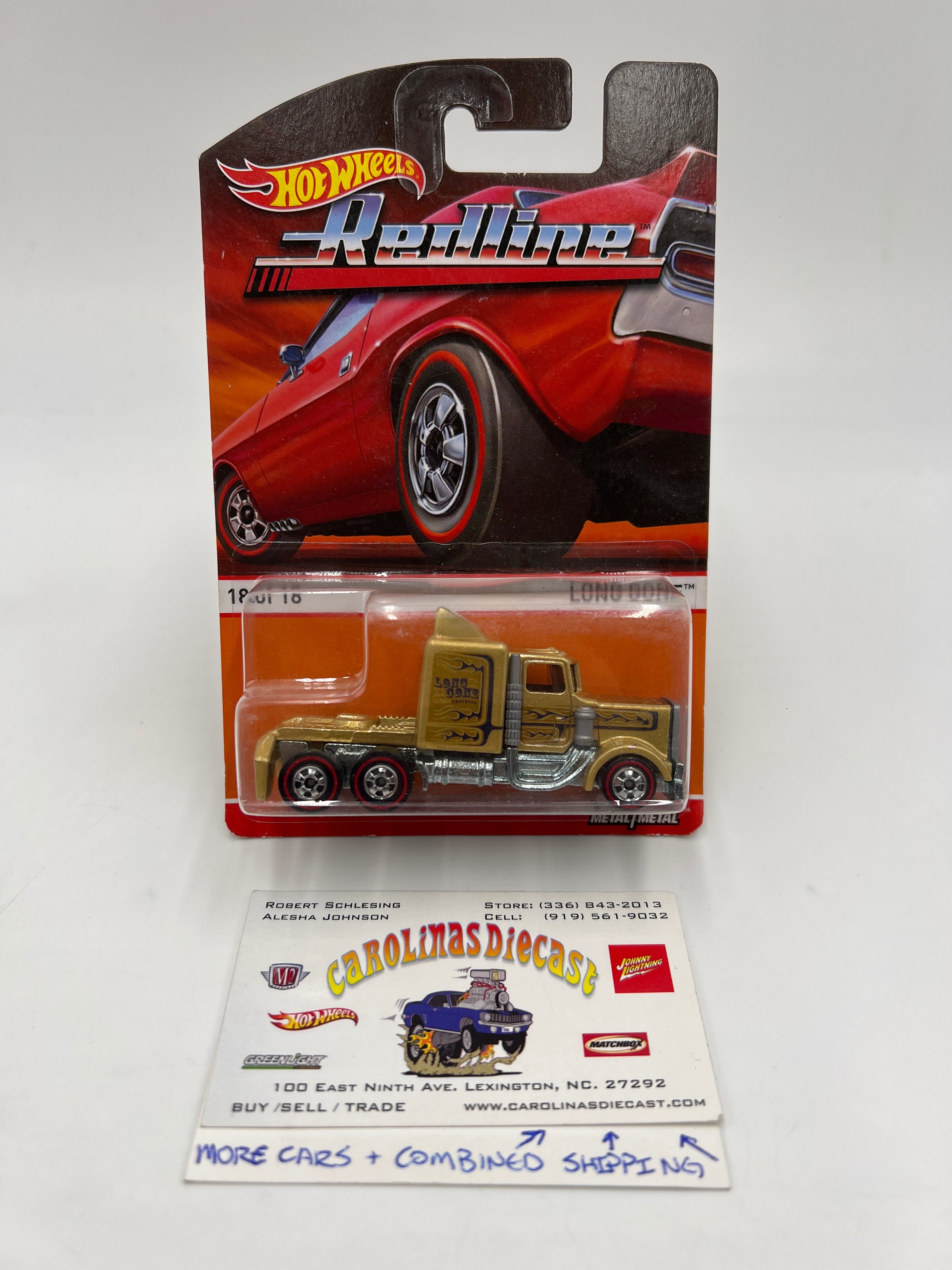 Hot Wheels Heritage Redline #18 Long Gone Gold SR – carolinasdiecast
