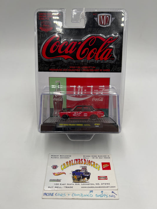 M2 Machines Hobby Exclusive Coca Cola 1969 Datsun Bluebird 1600SSS JPN01 205E