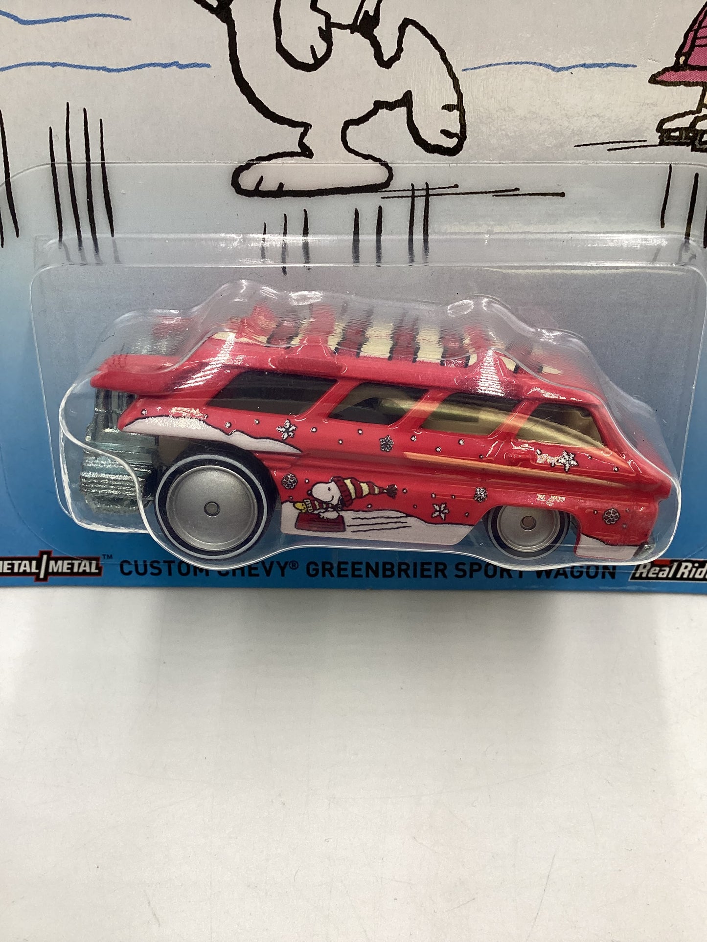 Hot Wheels Pop Culture Peanuts Custom Chevy Greenbrier Sport Wagon