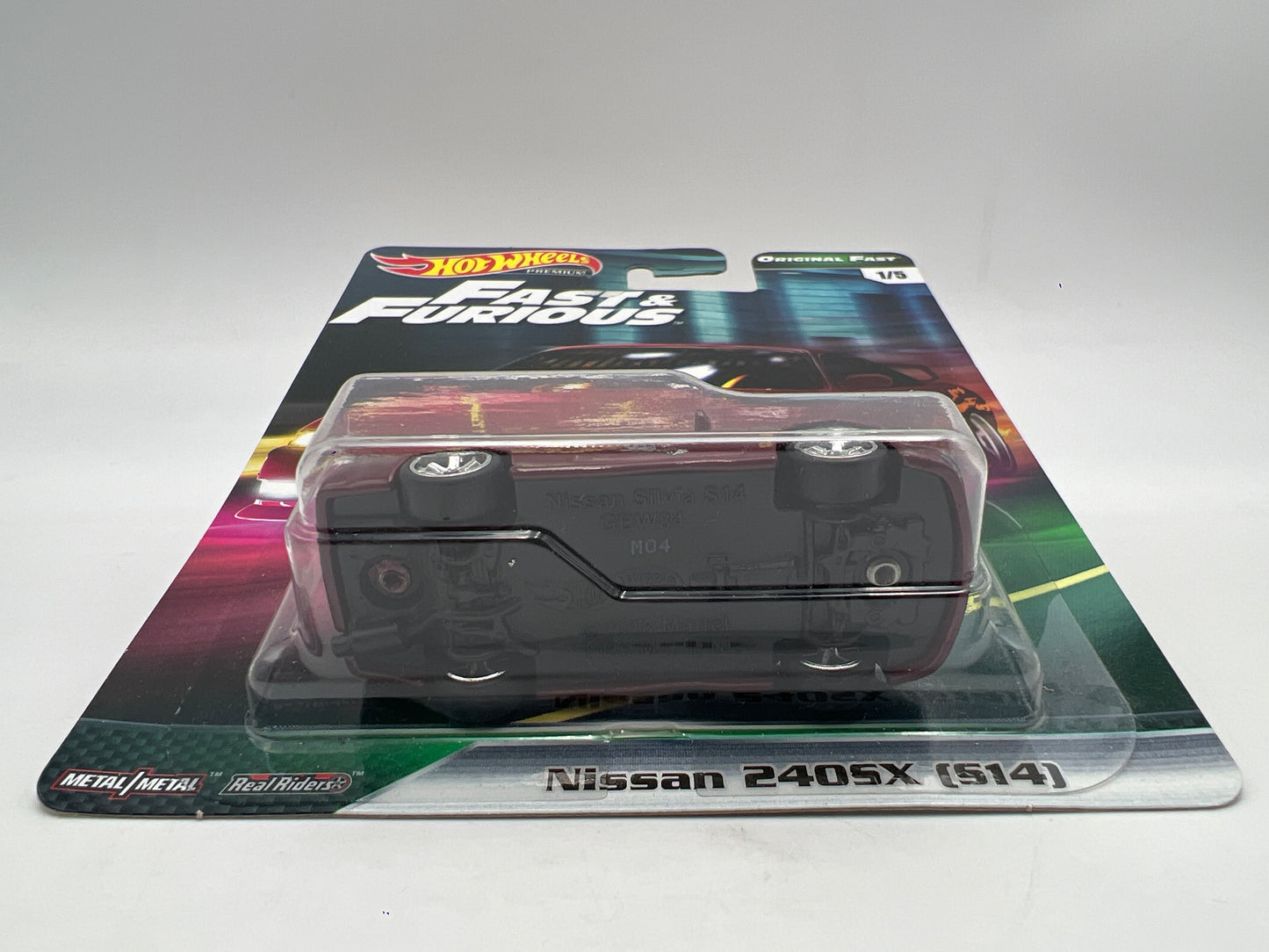 Hot Wheels Premium Fast & Furious Original Fast #1 Nissan 240SX S14 W/Protector