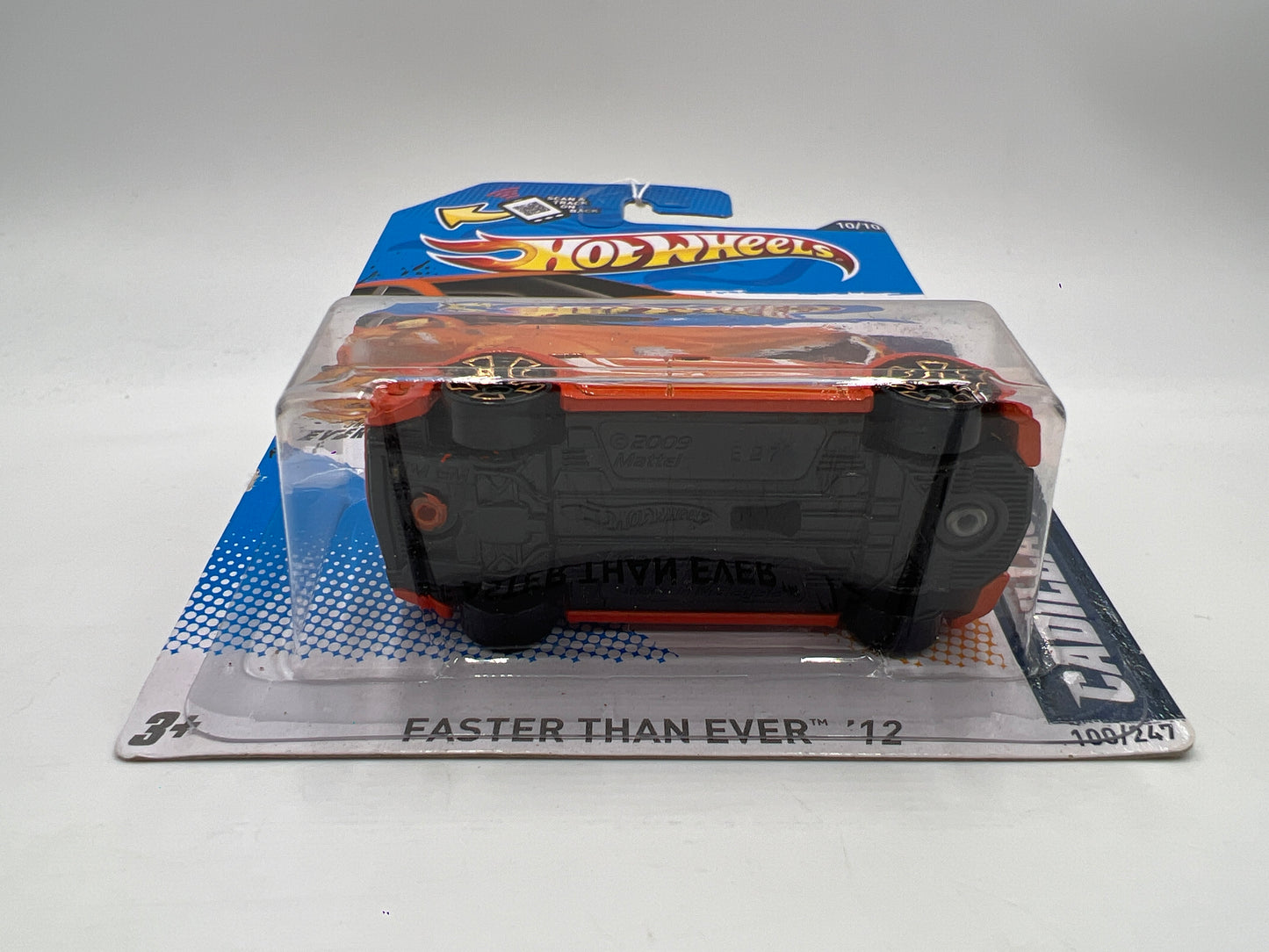 2012 Hot Wheels Faster Than Ever #100 Cadillac CTS-V Orange SR