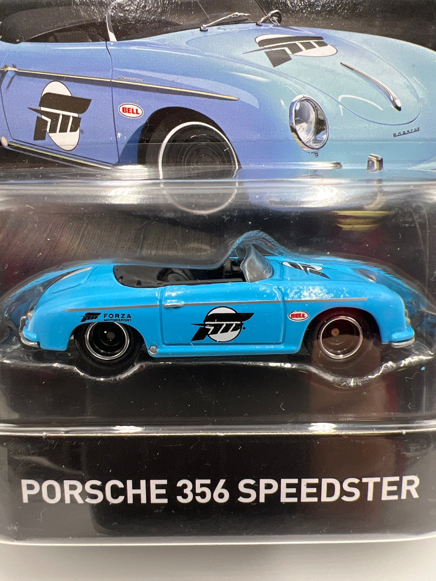 Hot Wheels Retro Entertainment Forza Motorsport #1 Porsche 356 Speedster Light Blue W/Protector