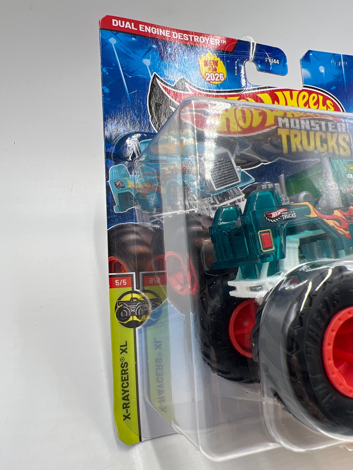 2026 Hot Wheels Monster Trucks X-Raycers XL #5 Dual Engine Destroyer 124F