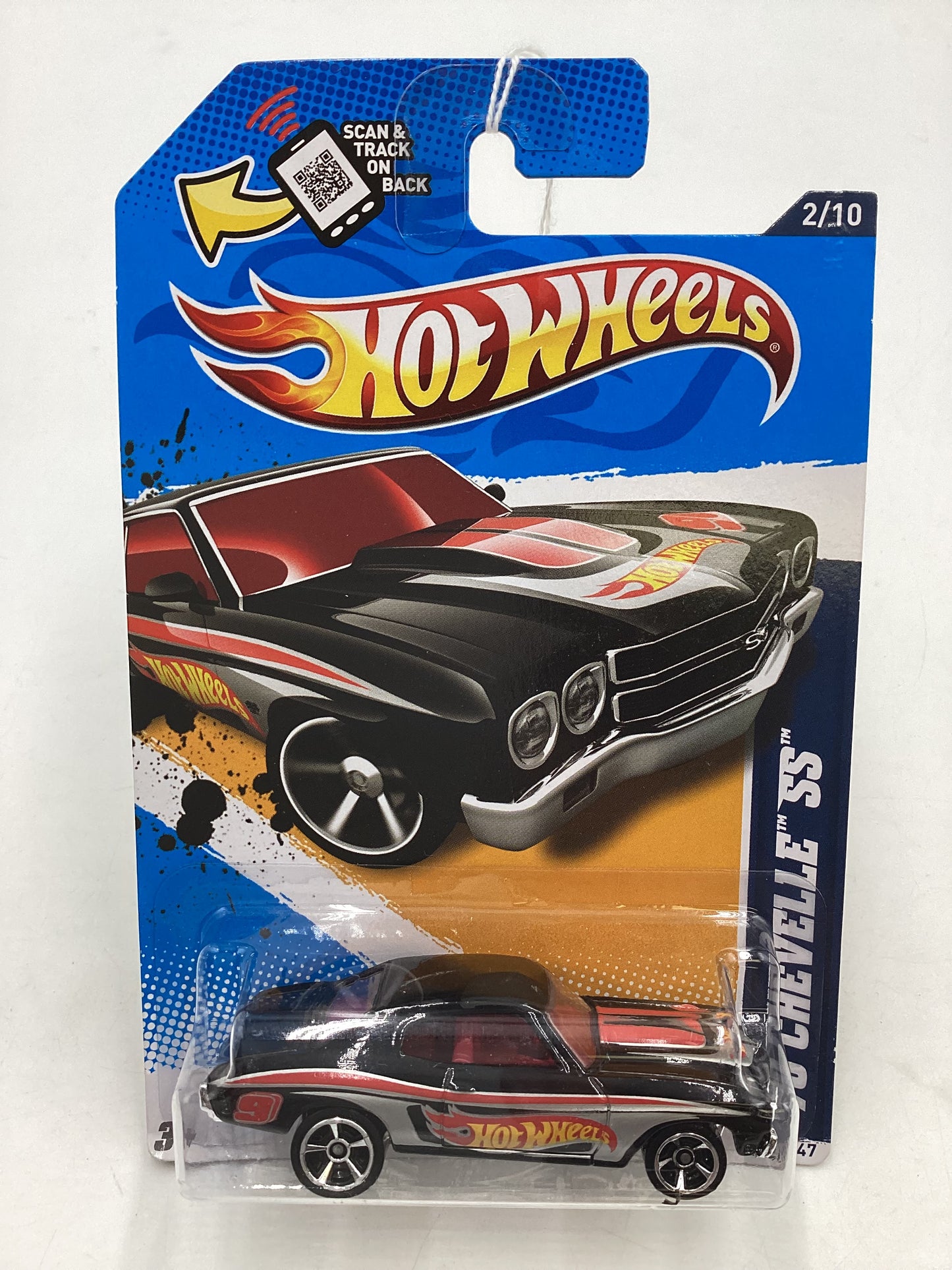 2012 HW Racing #172 70 Chevelle SS Black 13C