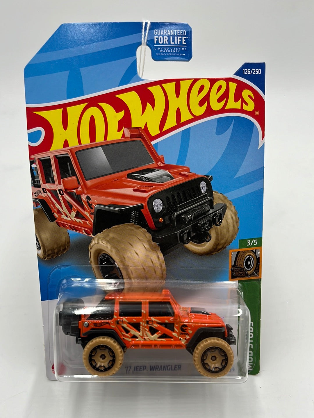 Hot Wheels 2022 Treasure Hunt 17 Jeep Wrangler #126 275D