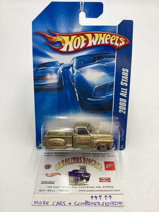 2008 Hot Wheels All Stars #42 La Troca Gold 16A