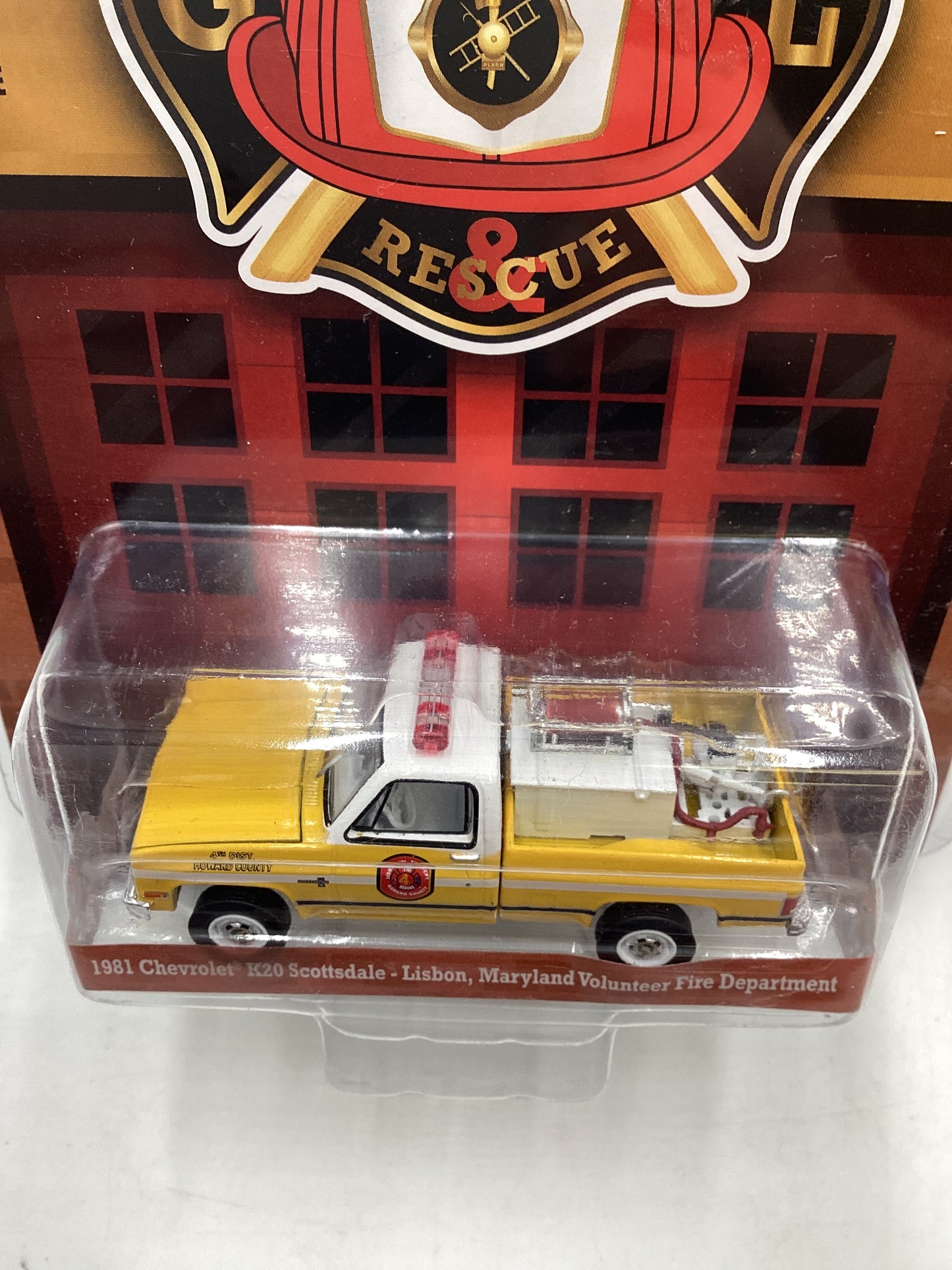 Greenlight Fire and Rescue Series 2 1981 Chevrolet K20 Scottsdale Lisbon Maryland Volunteer Fire Department 176E