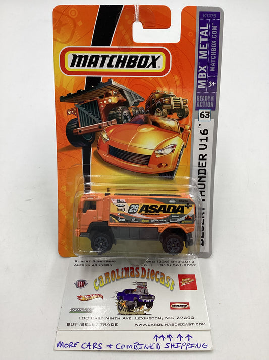 Matchbox #63 MBX Metal Desert Thunder V16 207D