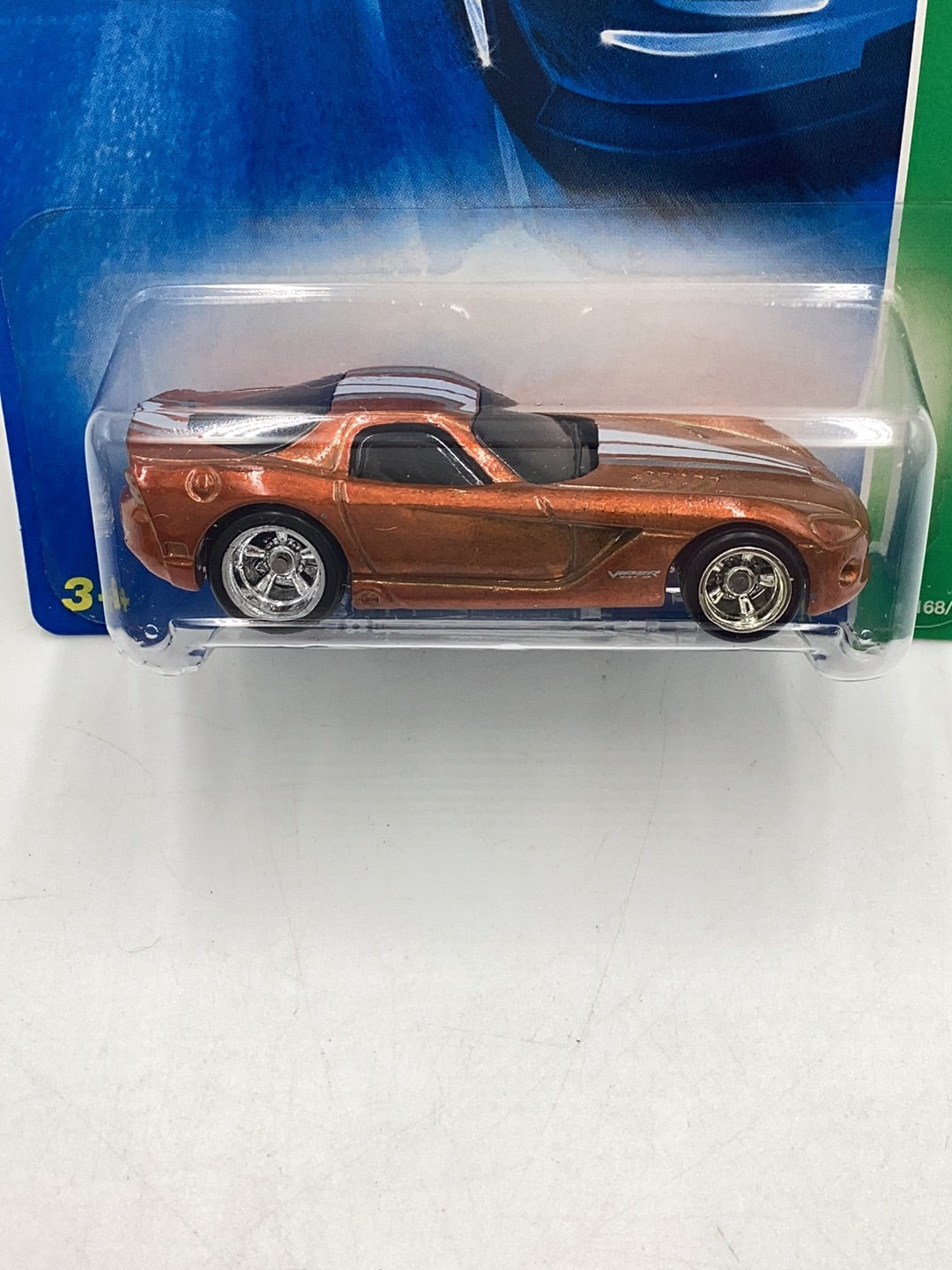 2008 Hot Wheels Super Treasure Hunt #168 Dodge Viper W/Protector