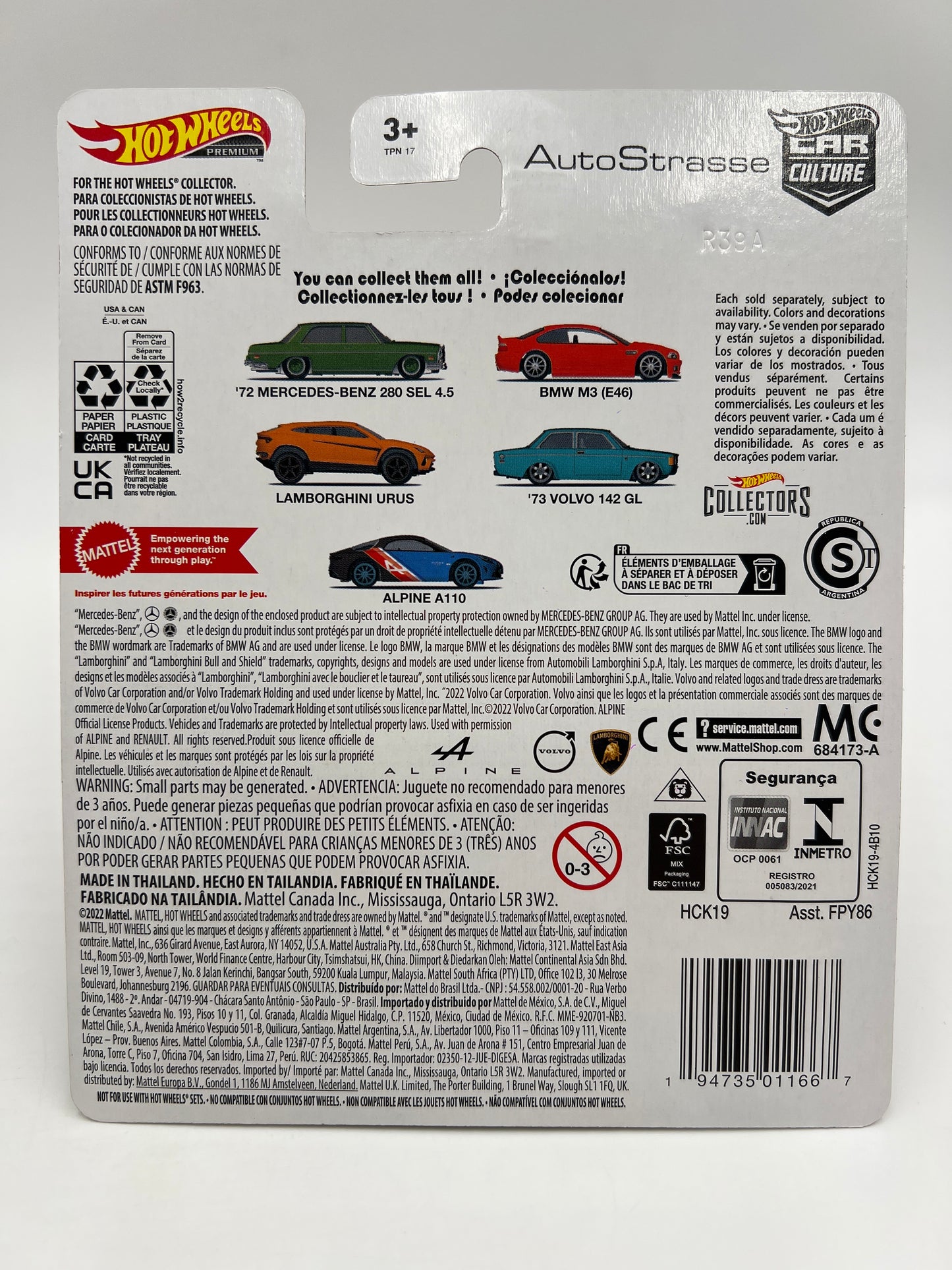 Hot Wheels Premium Auto Strasse #2 BMW M3 E46 Red 255i