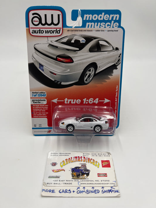 Auto World Modern Muscle Release 1 Version A 1992 Dodge Stealth R/T Twin Turbo White 184B