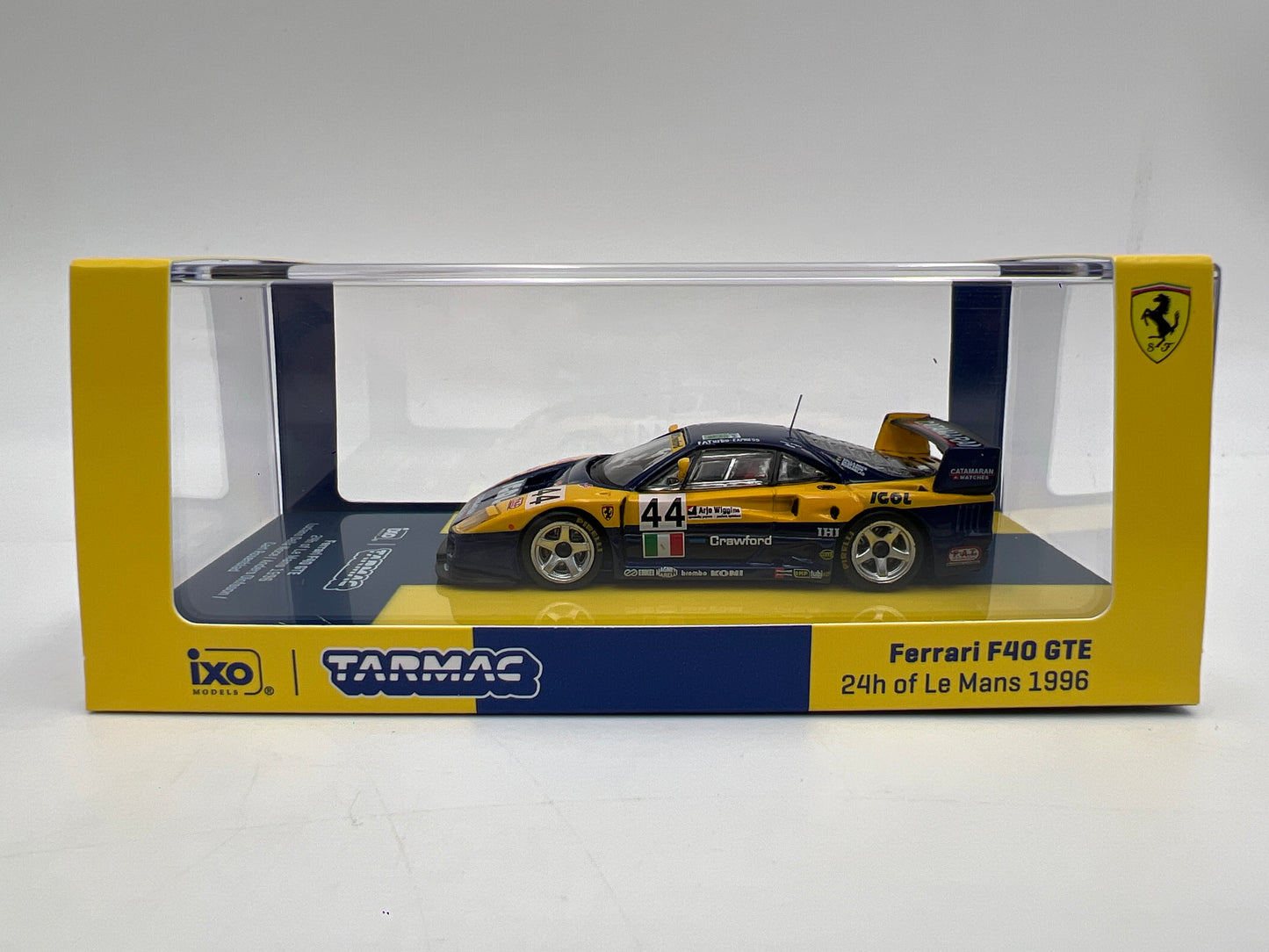 Tarmac Works x IXO Models Ferrari F40 GTE 24h Of Le Mans 1996