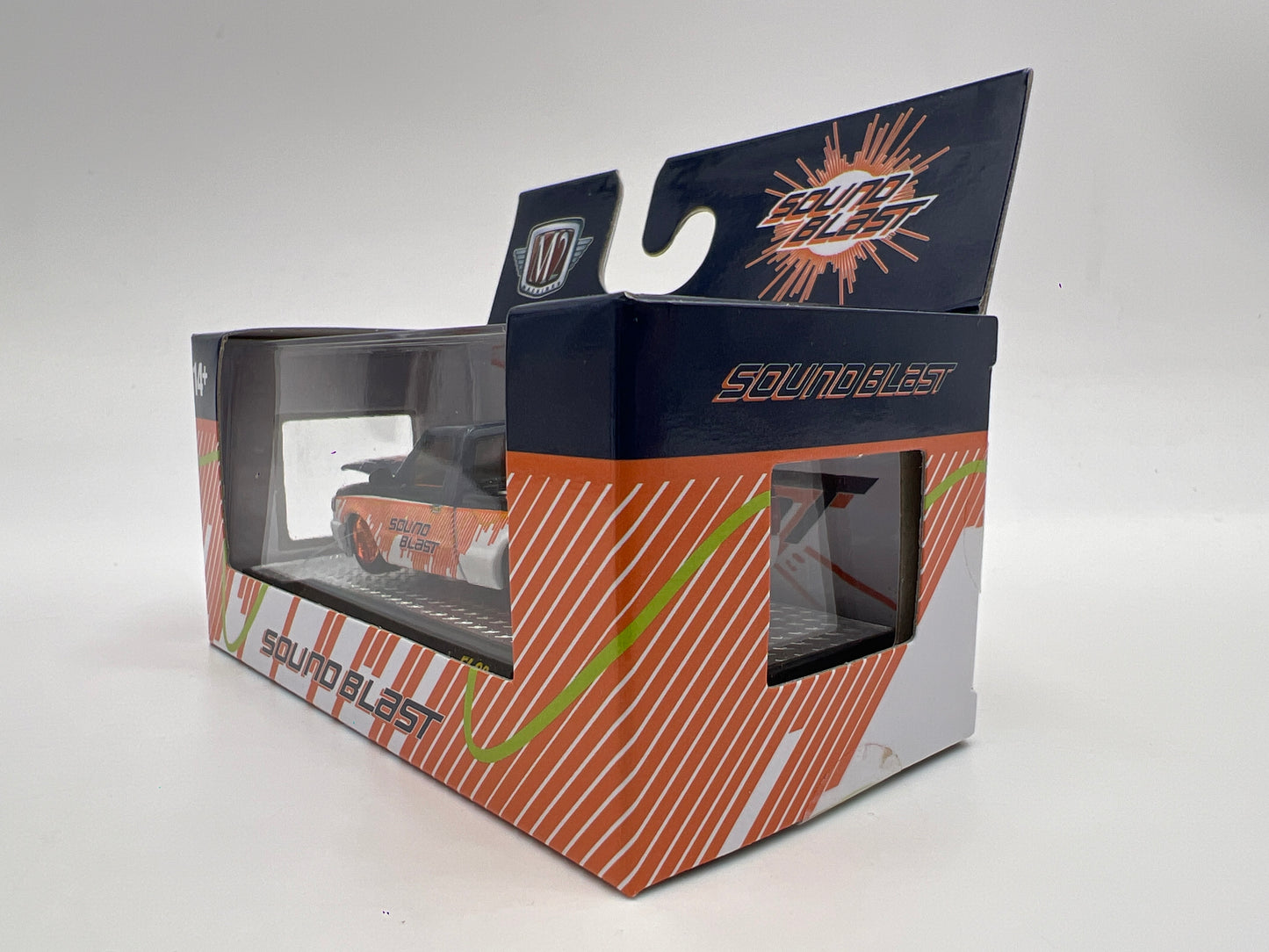 M2 Machines SEMA 2025 1/600 CHASE Sound Blast 1995 Ford Ranger Blue/White FL02