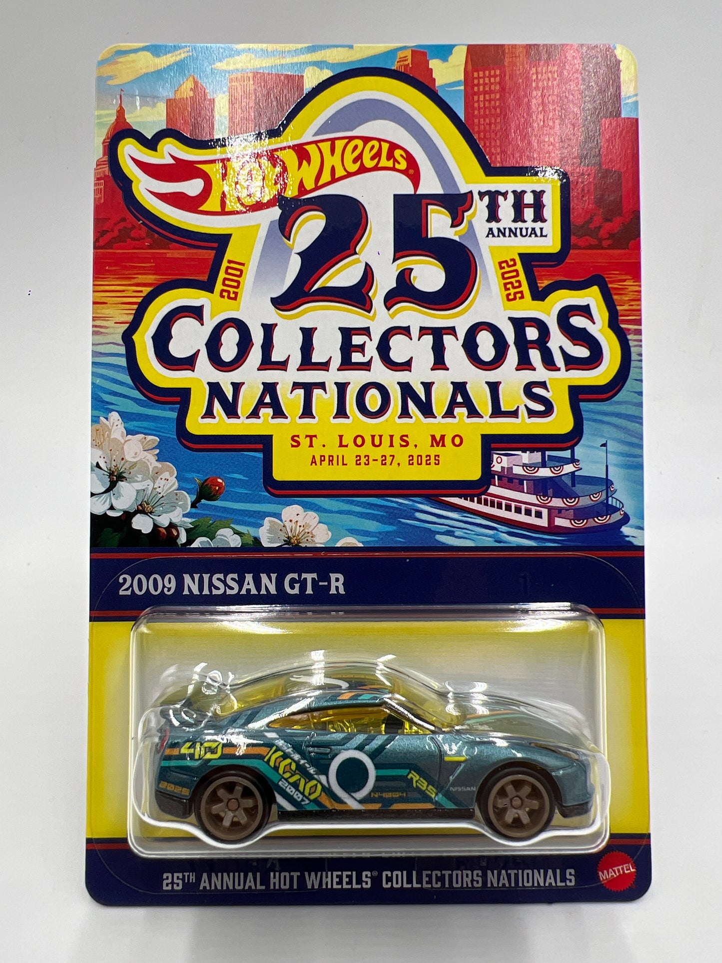 2025 Hot Wheels 25th Annual Collectors Nationals Dinner Car  1789/4200 2009 Nissan GT-R W/Protector