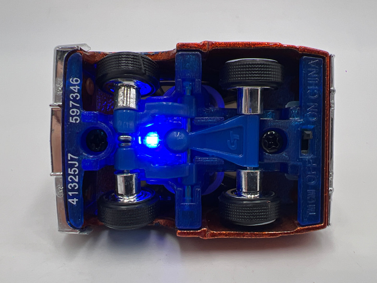 MGA Car Tuned Series 1 Show Glow Lowriders #3 63 Chevy Impala Orange