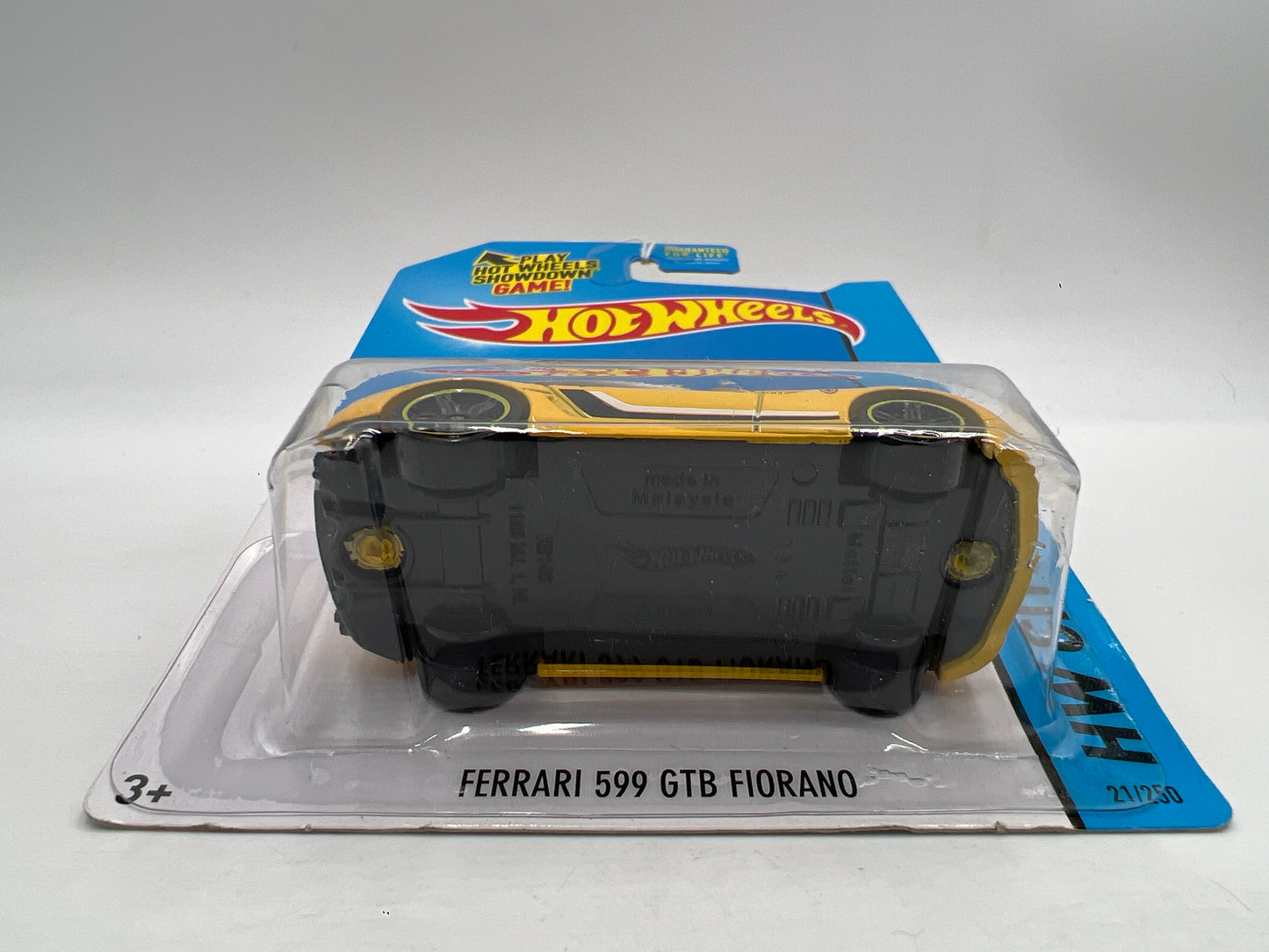 2015 Hot Wheels City #21 Ferrari 599 GTB Fiorano Yellow