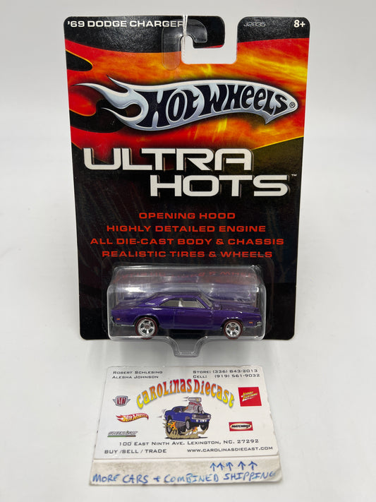 Hot Wheels Premium Ultra Hots 69 Dodge Charger Purple