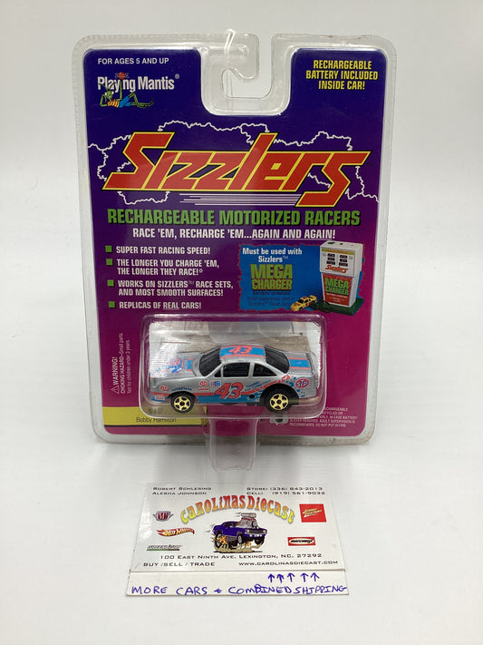 Playing Mantis Sizzlers Rechargeable Motorized Racers STP Bobby Hamilton Silver #43 (SR)