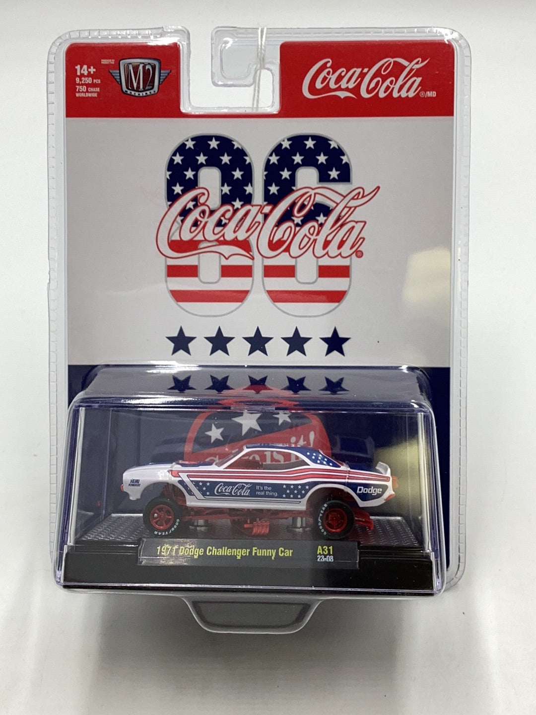 M2 Coca Cola Chase 1/750 1971 Dodge Challenger funny car A31