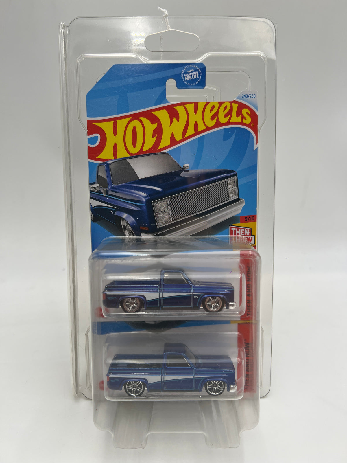 2024 Hot Wheels Super Treasure Hunt & Mainline #249 83 Chevy Silverado Blue W/Protector