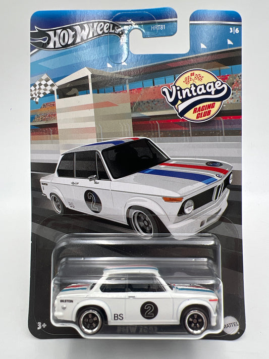 Hot Wheels Vintage Racing Club #3 BMW 2002 White 156O
