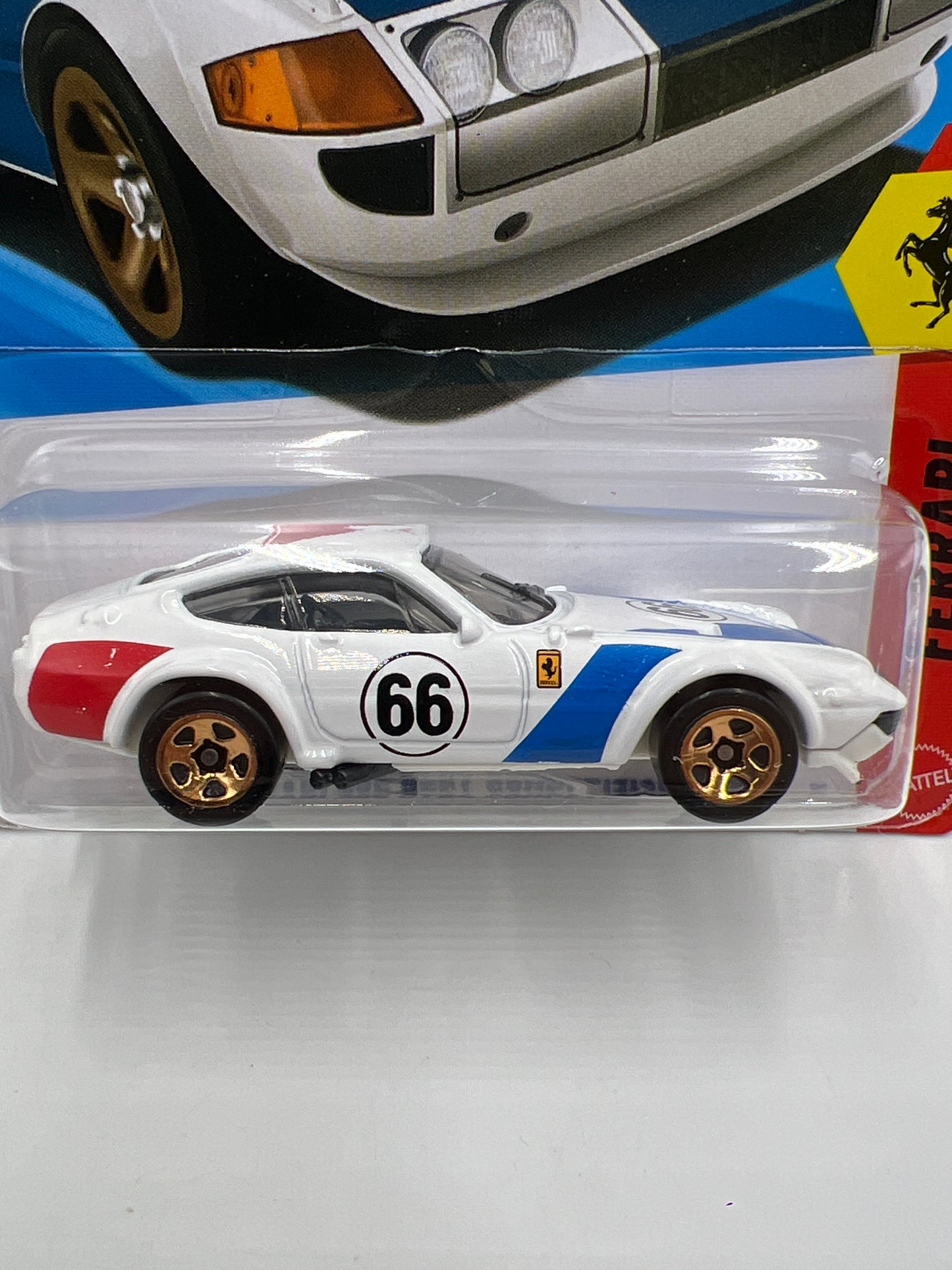 2026 Hot Wheels C Case Ferrari #62 Ferrari 365 GTB4 Competizione White