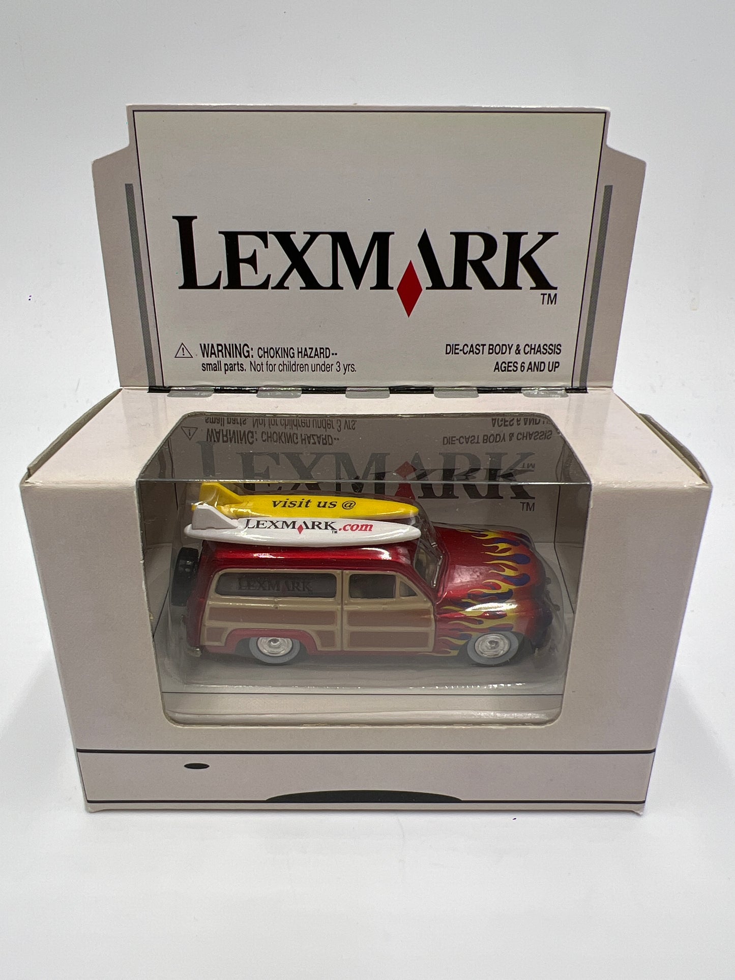 Johnny Lightning Lexmark Mercury Woodie Station Wagon Red