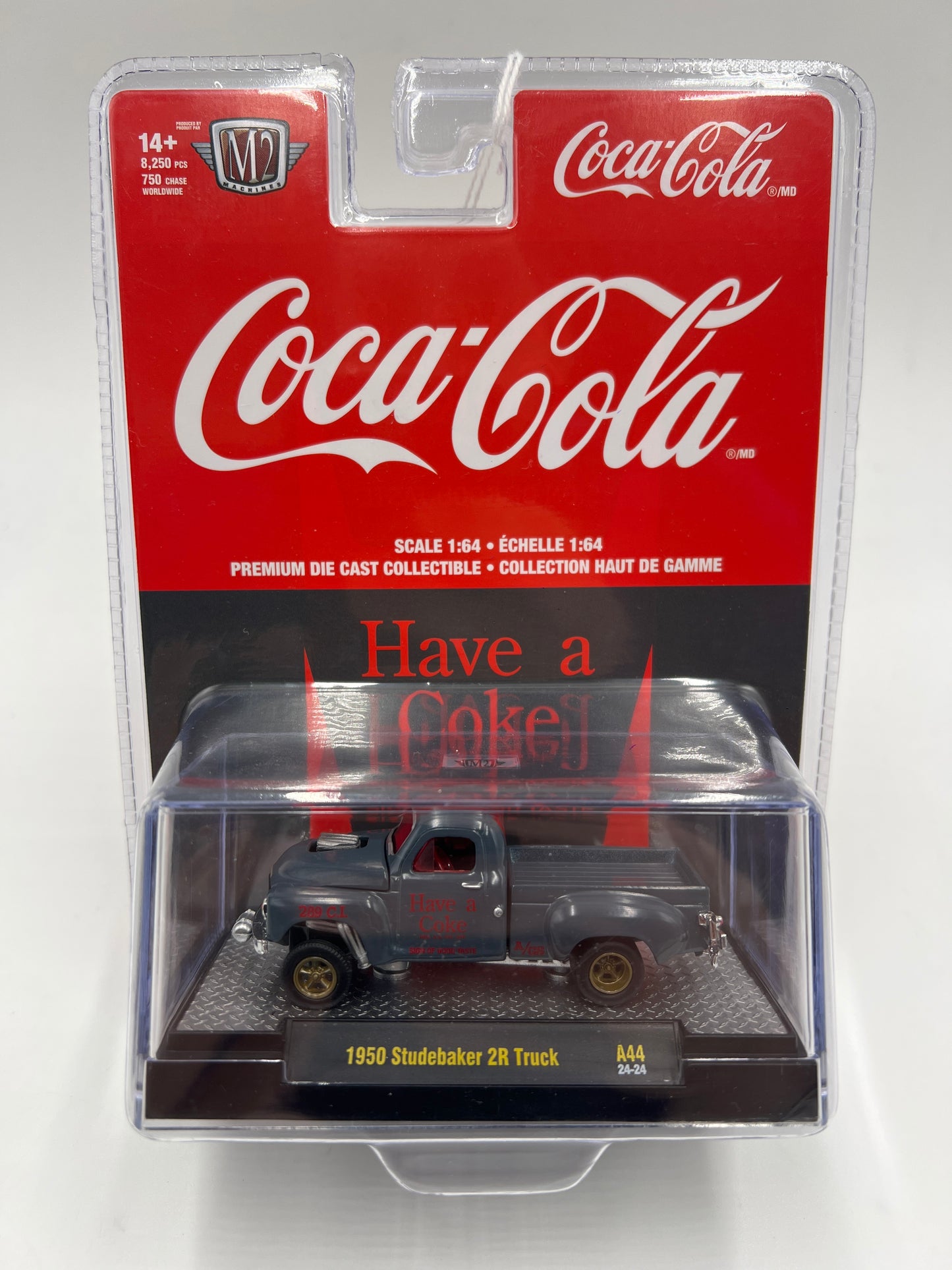 M2 Machines Coca Cola 1950 Studebaker 2R Truck Gray A44 197C