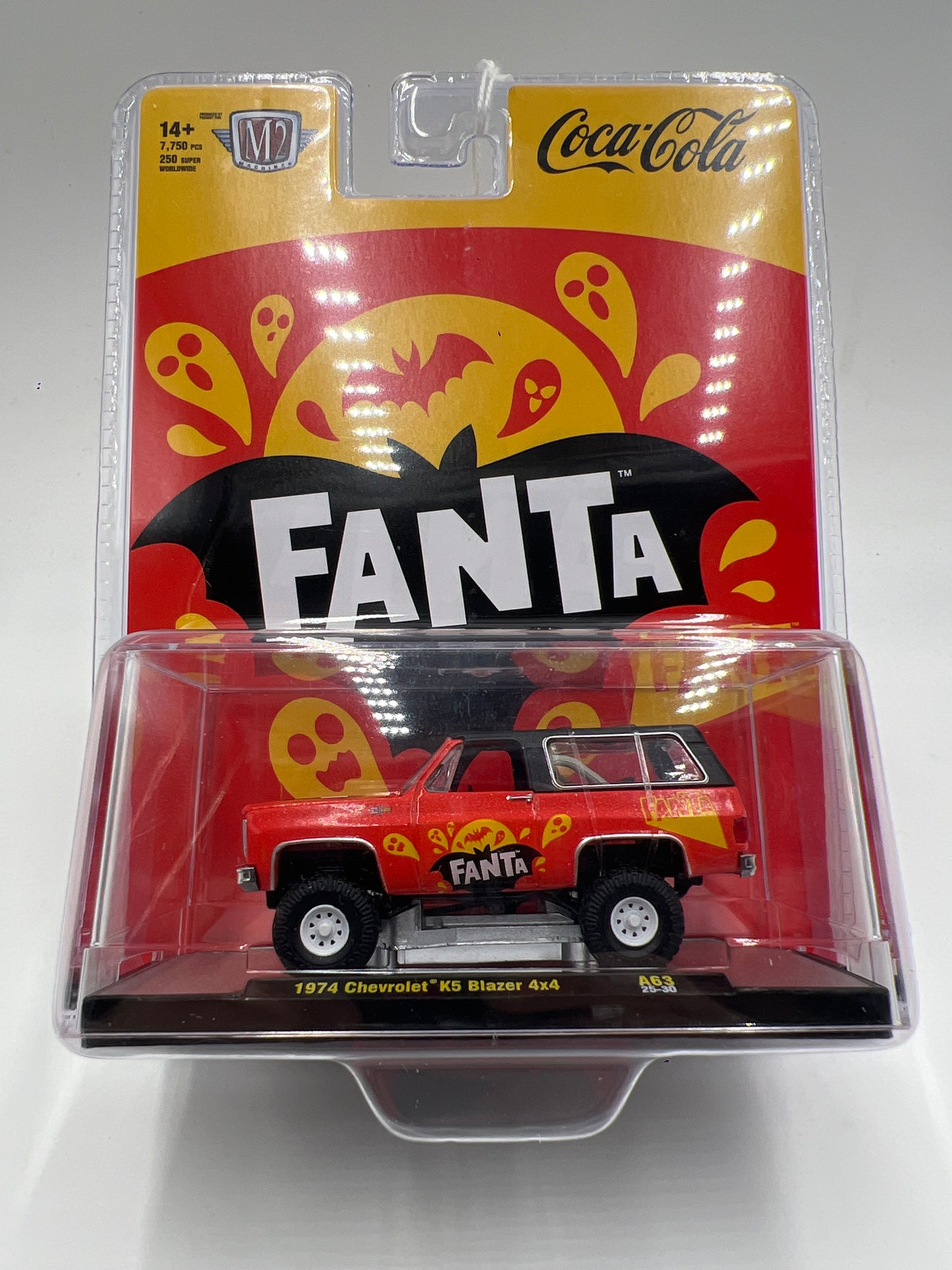 2025 M2 Machines Fanta 1974 Chevrolet K5 Blazer 4x4 Orange A63 196A