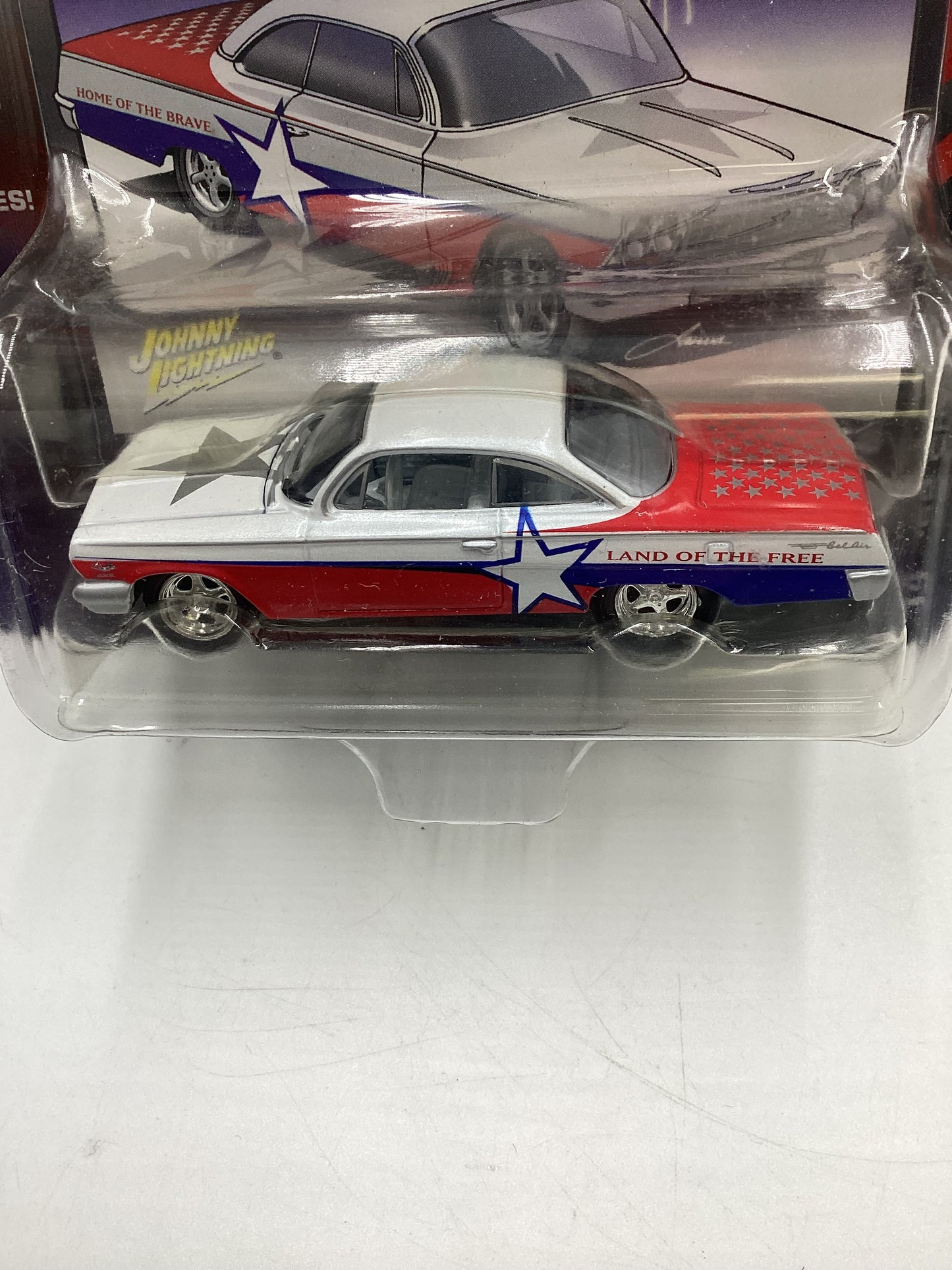 Johnny Lightning Street Freaks American Glory #14 62 Chevy Bel Air 186F