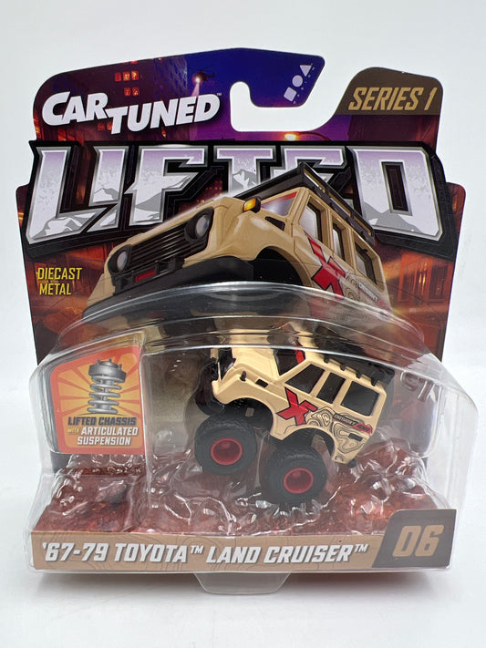 MGA Car Tuned Target Exclusive Lifted Series 1 #6 68-79 Tundra Land Cruiser Tan