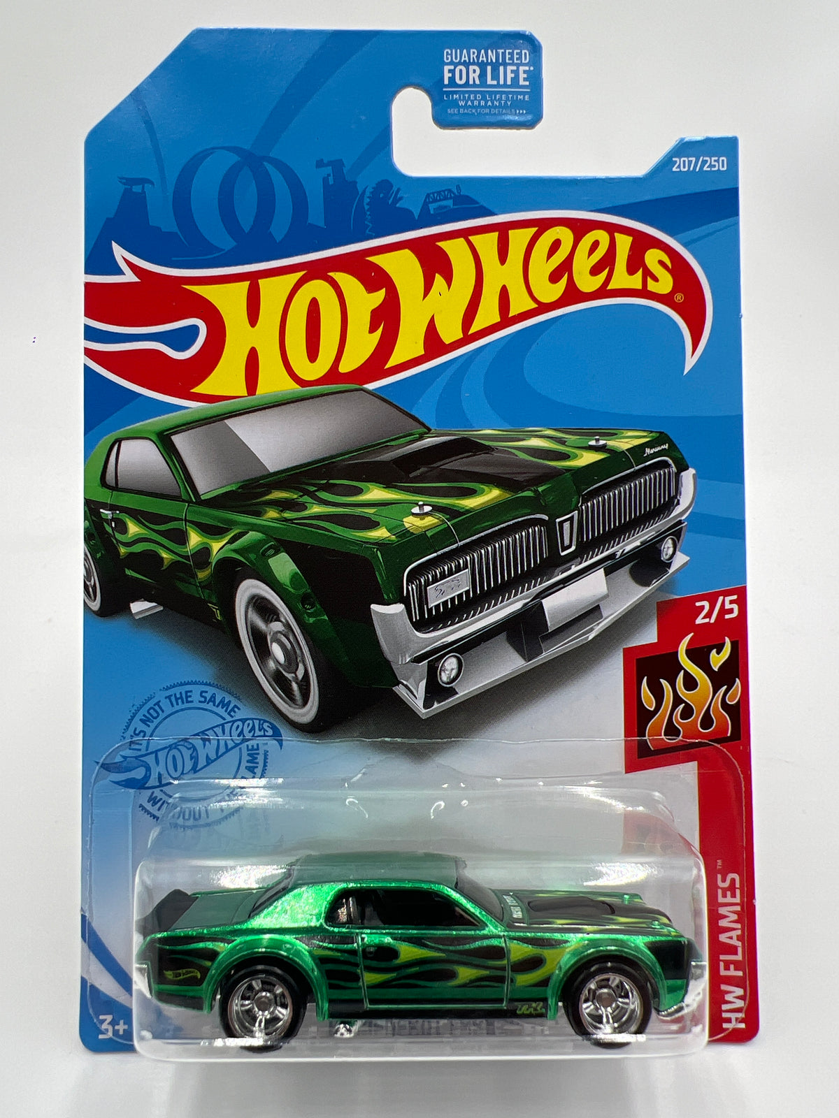 2021 Hot Wheels Super Treasure Hunt #207 68 Mercury Cougar Green W/Protector