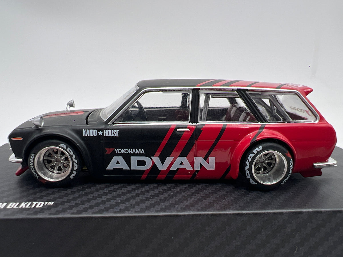 Mini GT x Kaido House BLKLTD 58/100 #38 Sub Special Datsun 510 Wagon Advan W/Pin VHTF