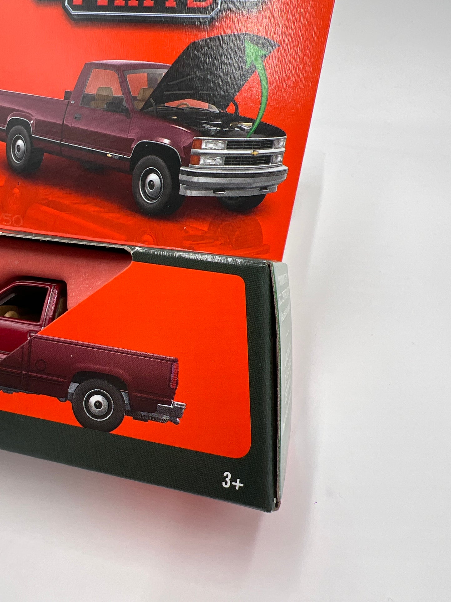 2025 Matchbox Moving Parts #41 1995 Chevy C1500 Red 167K