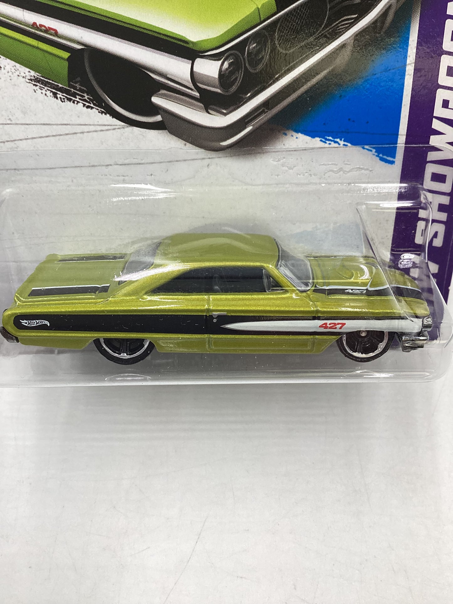 2013 Hot Wheels Kmart Exclusive #113 Custom 64 Galaxie 500 Green 237A