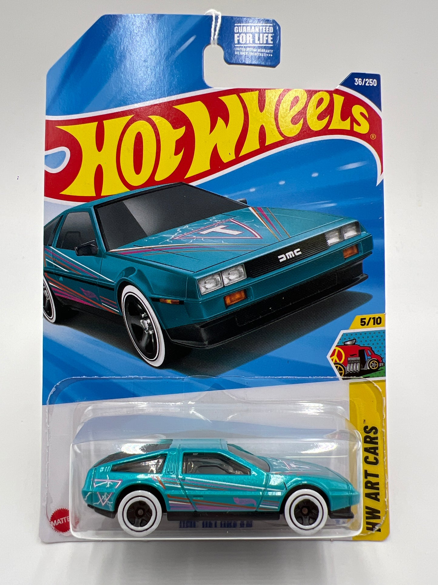 2025 Hot Wheels H Case Art Cars #36 DMC Delorean Blue 60D