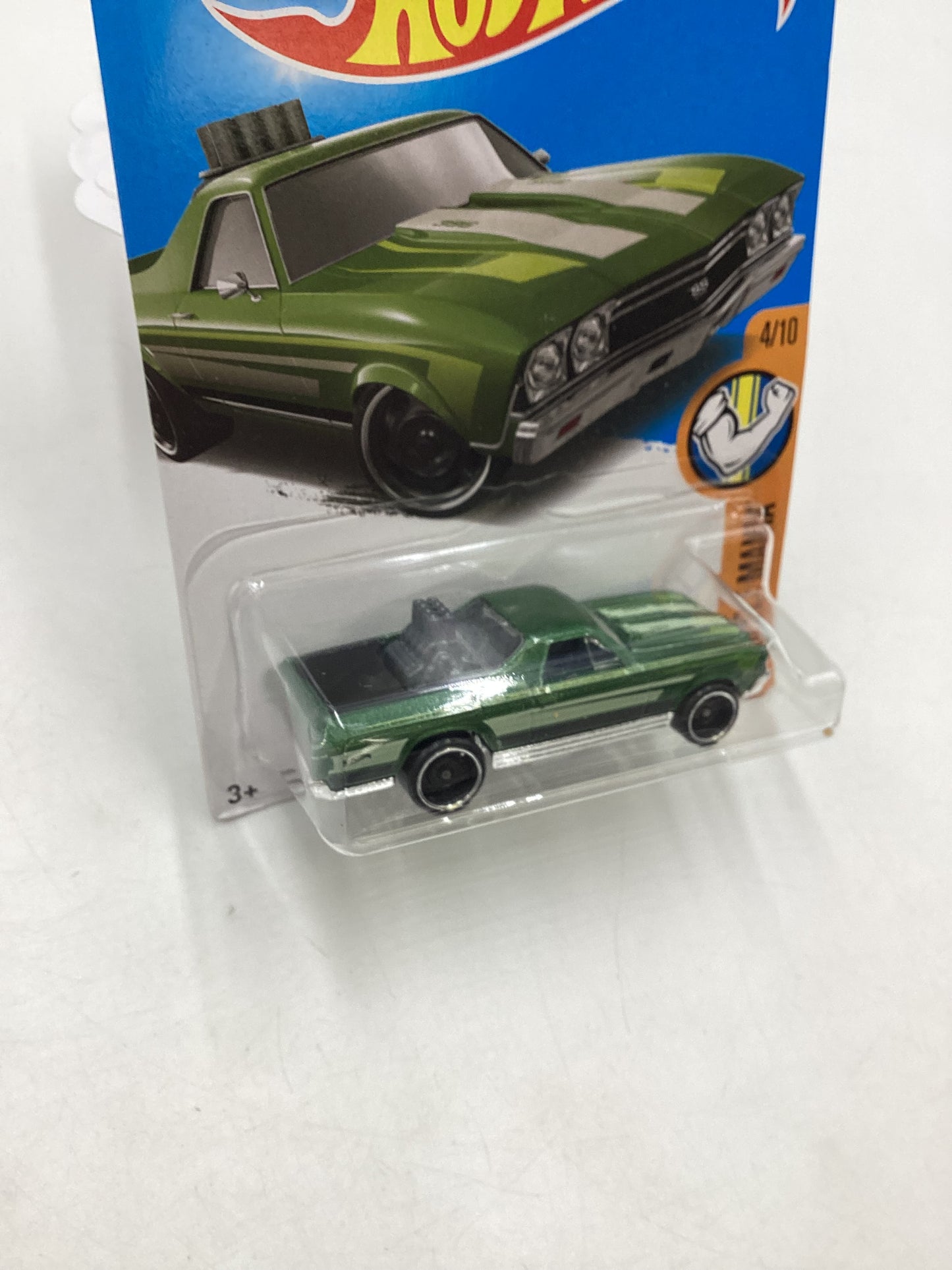 2017 Hot Wheels #333 68 El Camino Green 18E