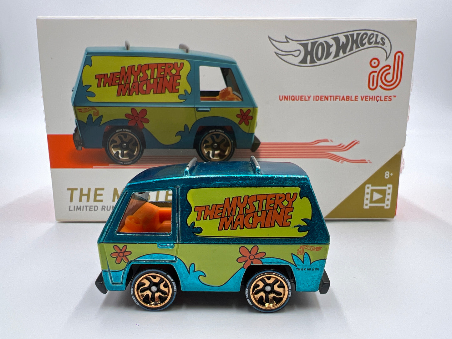 Hot Wheels iD Screen Time Series 1 #5 The Mystery Machine Light Blue Opened