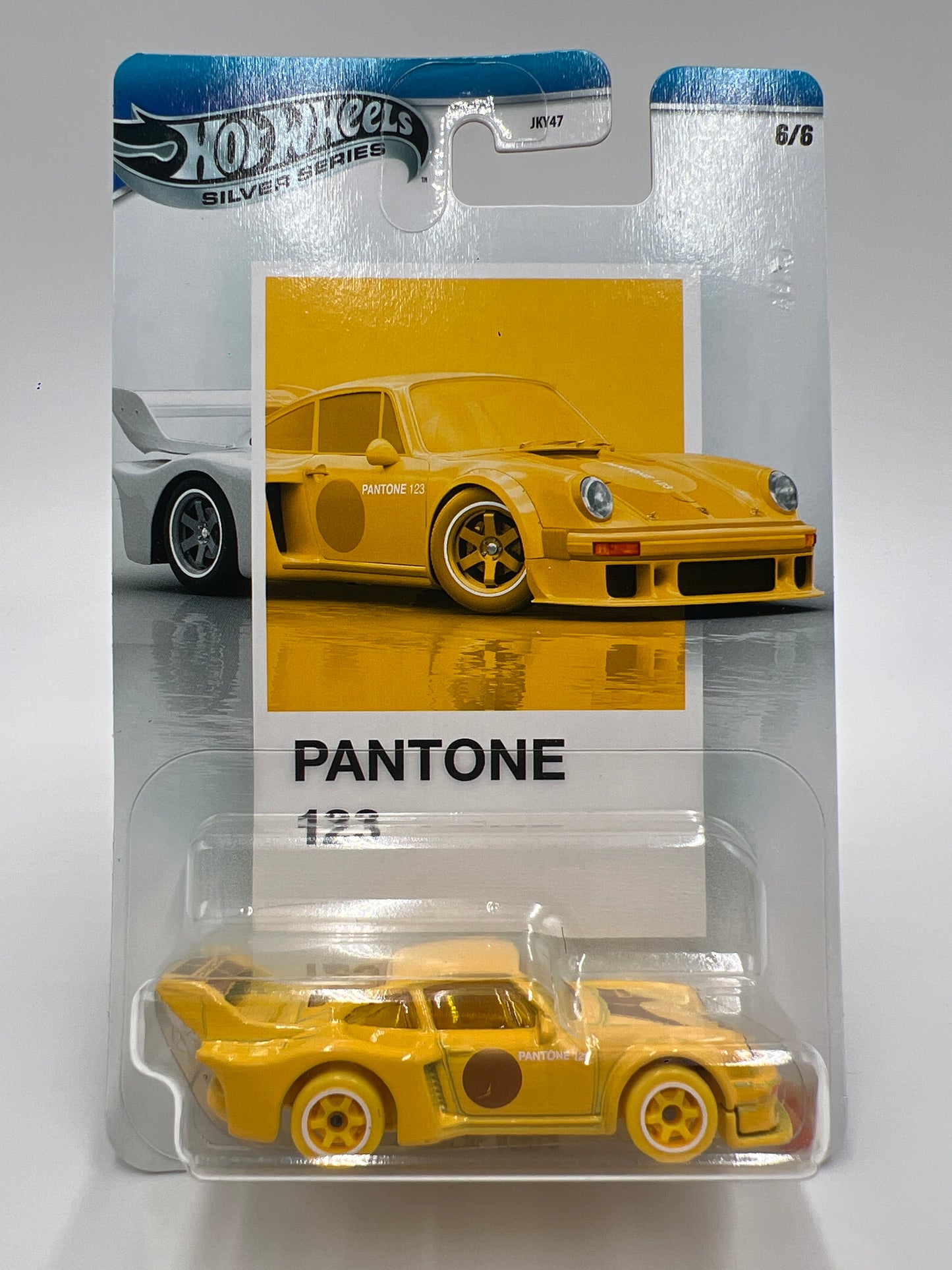 Hot Wheels Silver Series Pantone 123 CHASE #6 Porsche 934/5 Yellow 156P