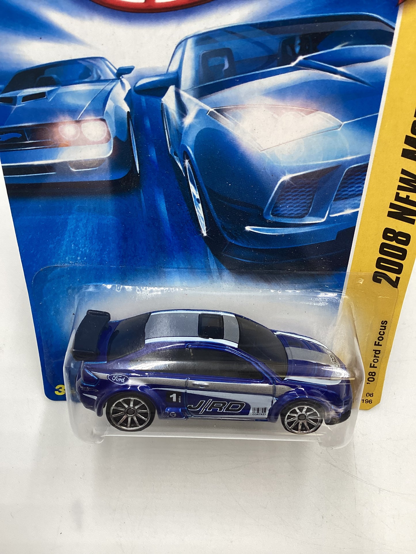 2008 Hot Wheels New Models #31 08 Ford Focus Blue 20H