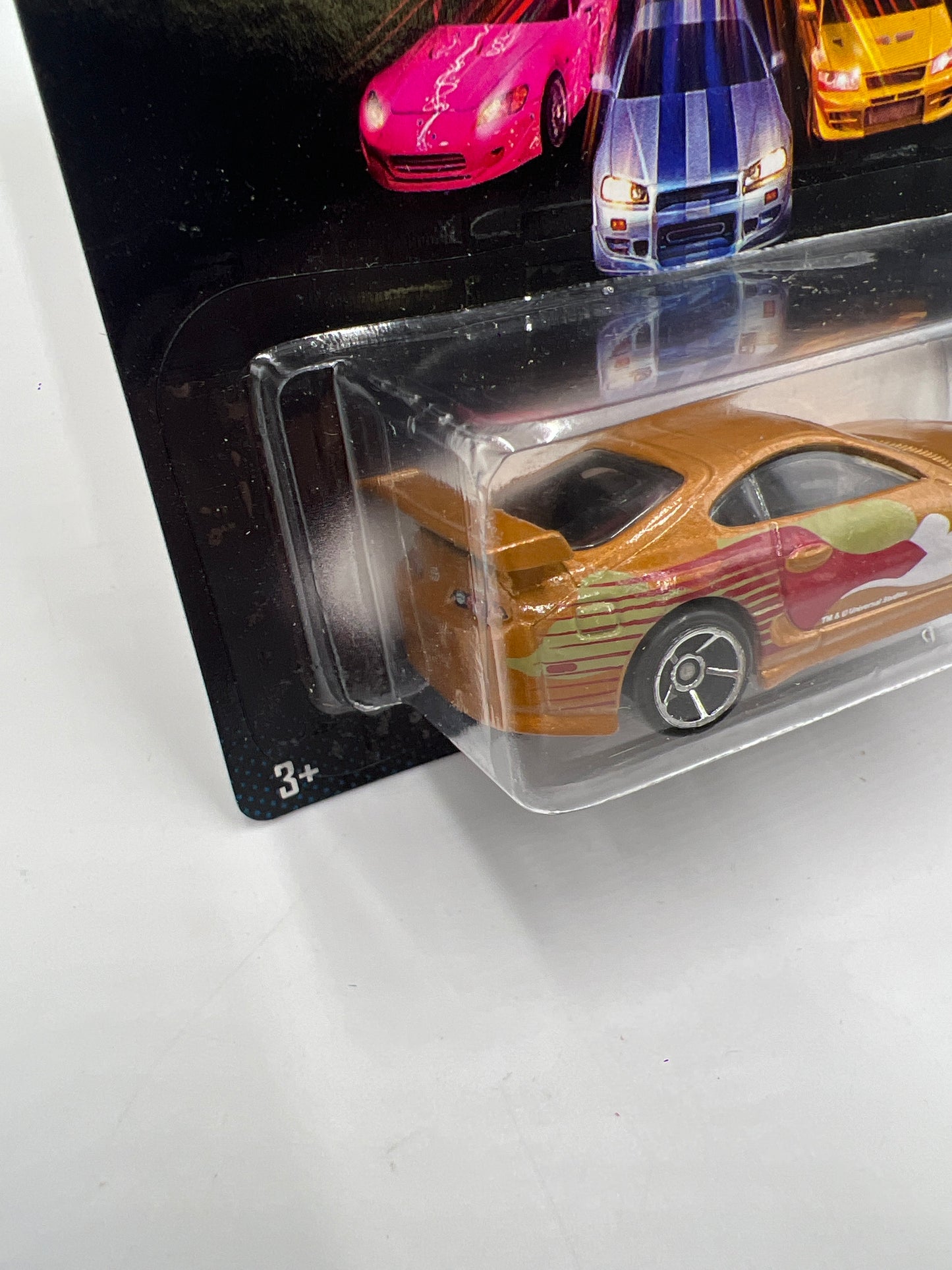 2015 Hot Wheels Fast & Furious #2 2Fast 2Furious 94 Toyota Supra Gold W/Protector