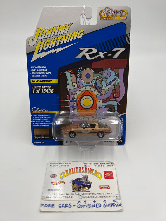 Johnny Lightning Classic Gold Collection Release 4 Version B 1981 Mazda RX-7 Maya Gold Metallic 223D