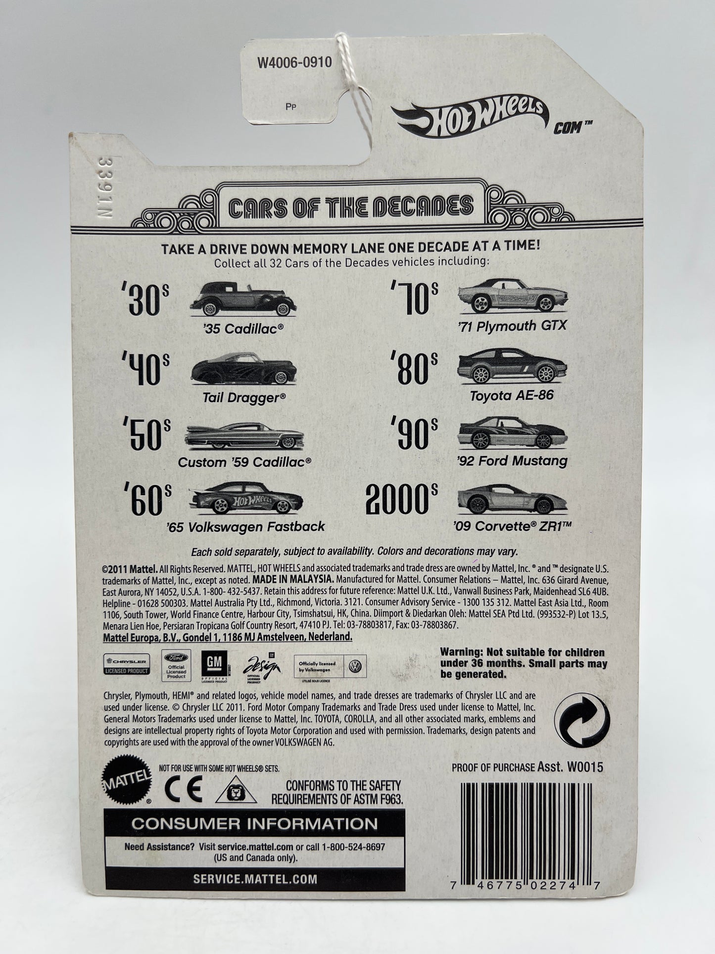 Hot Wheels Cars of the Decades The 80s #21 Toyota AE-86 Black/Silver