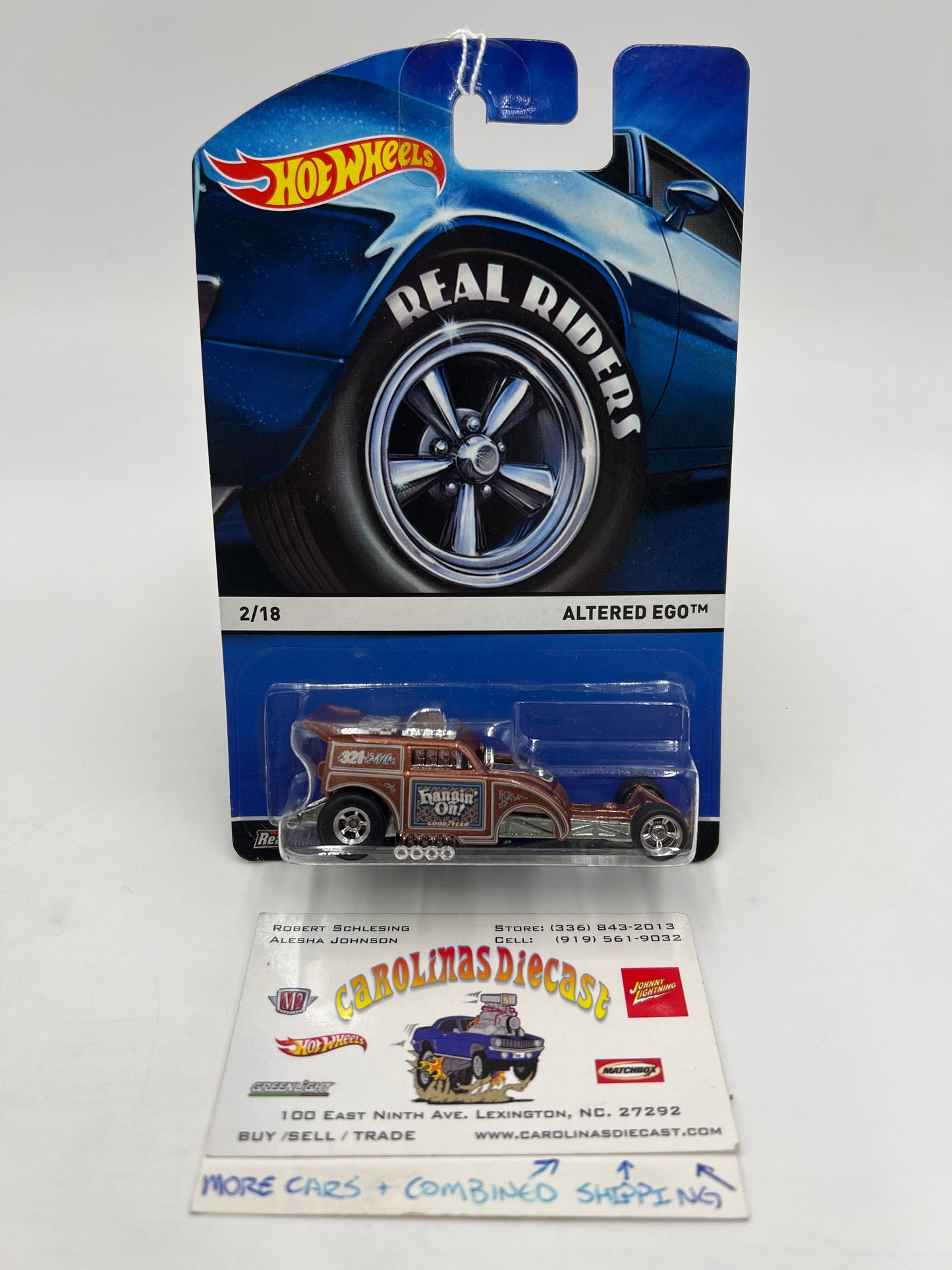 Hot Wheels Premium Real Riders #2 Altered Ego Brown 244K