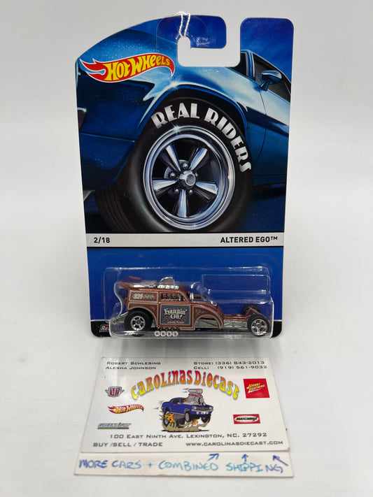 Hot Wheels Premium Real Riders #2 Altered Ego Brown 244K