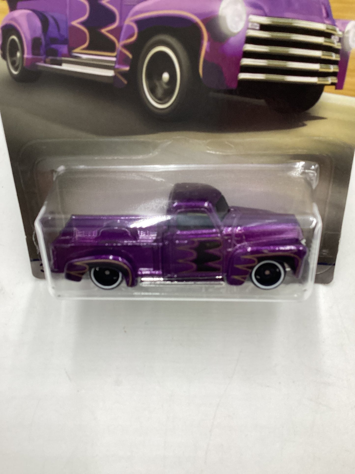 Hot Wheels Walmart 100 Years Chevy #1 52 Chevy Purple 161S