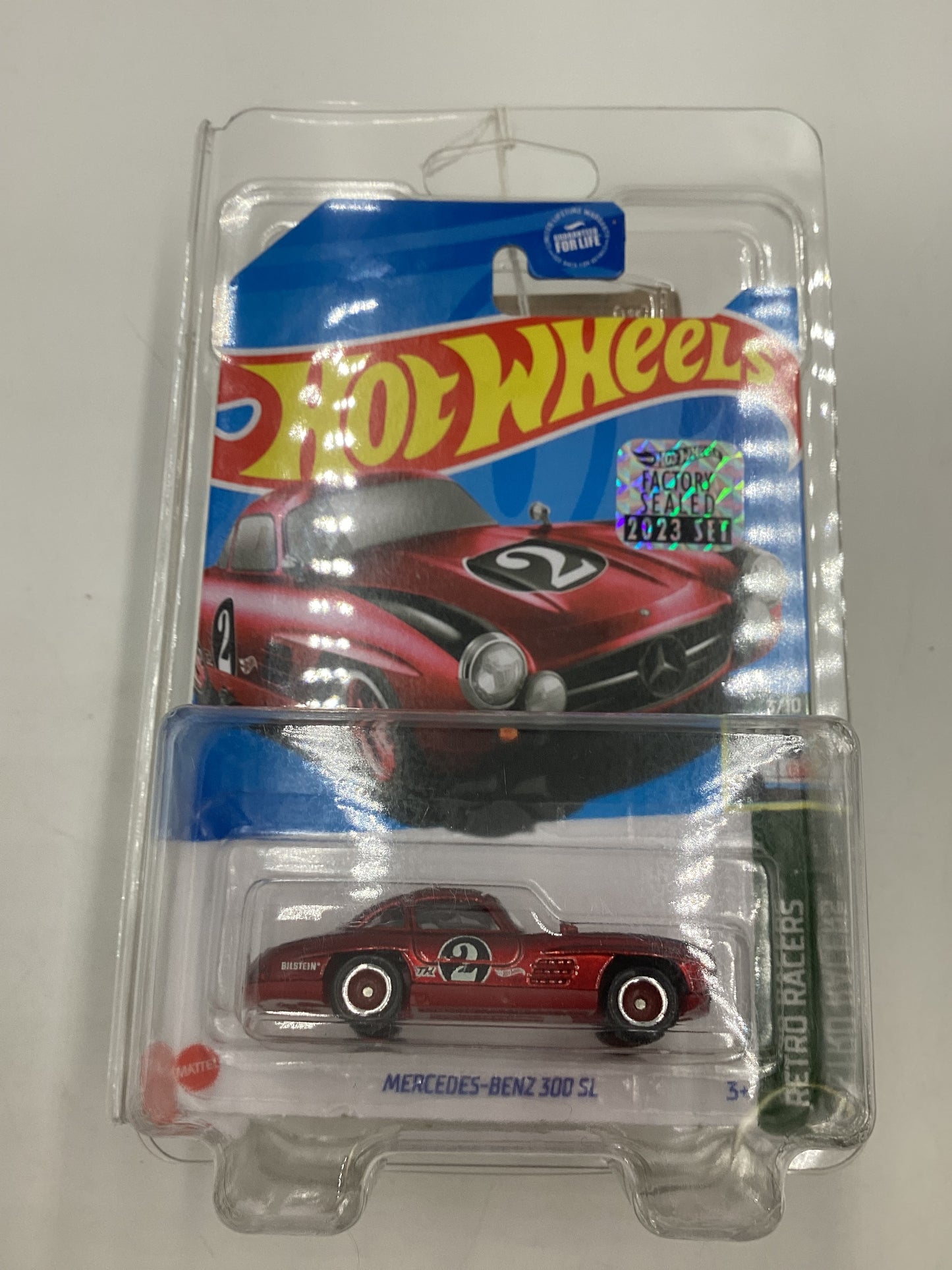 2023 Hot Wheels Super treasure hunt 1/1250 Mercedes-Benz 300 SL Factory Sealed W/ Protector